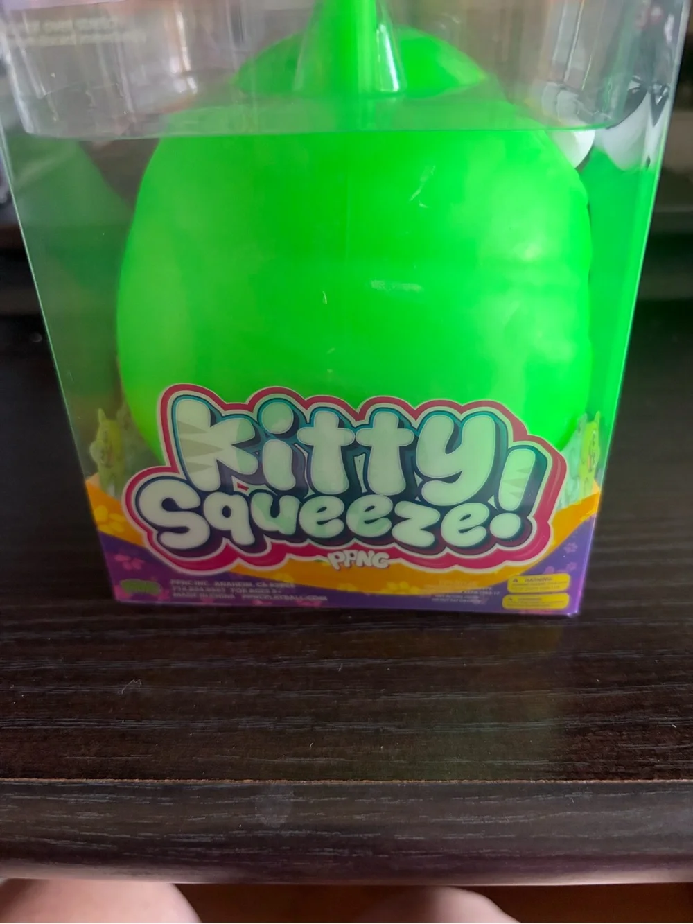 Kitty Squeeze! Green Squishy Kids Toy by (brand)